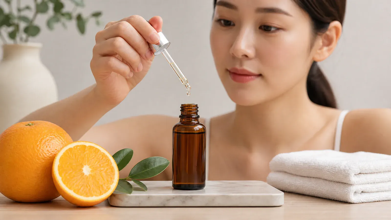“维他命C:护肤益处与使用的综合指南”的专题图片